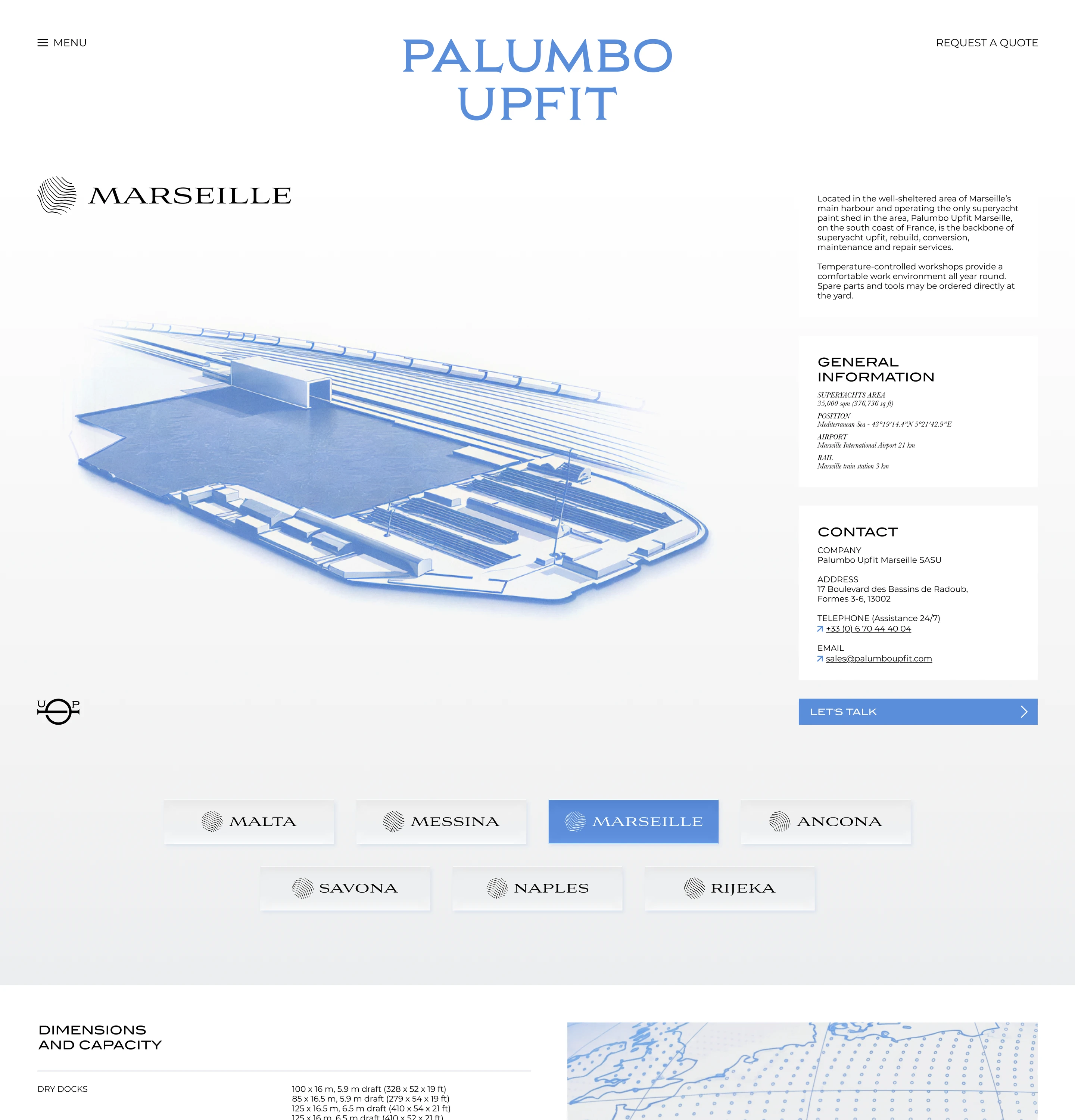 Wireframe shipyard desktop