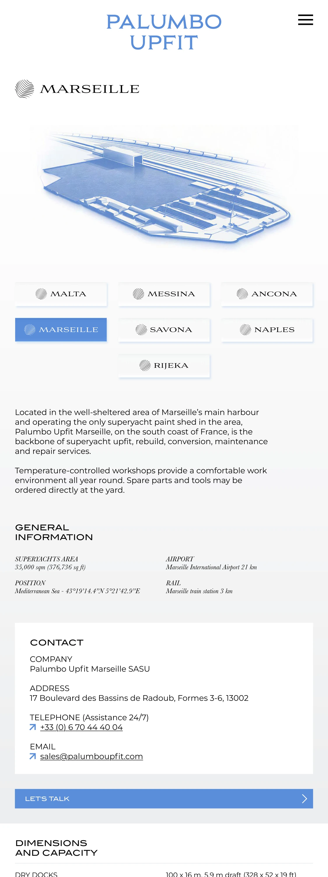Wireframe shipyard mobile